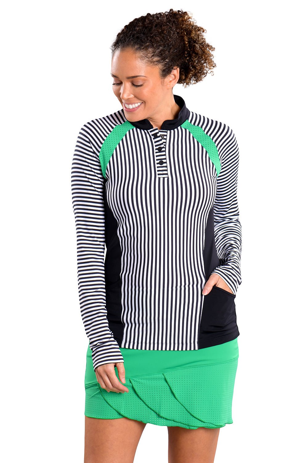 Abby Stripe Long Sleeve Top - SwingDish Women&