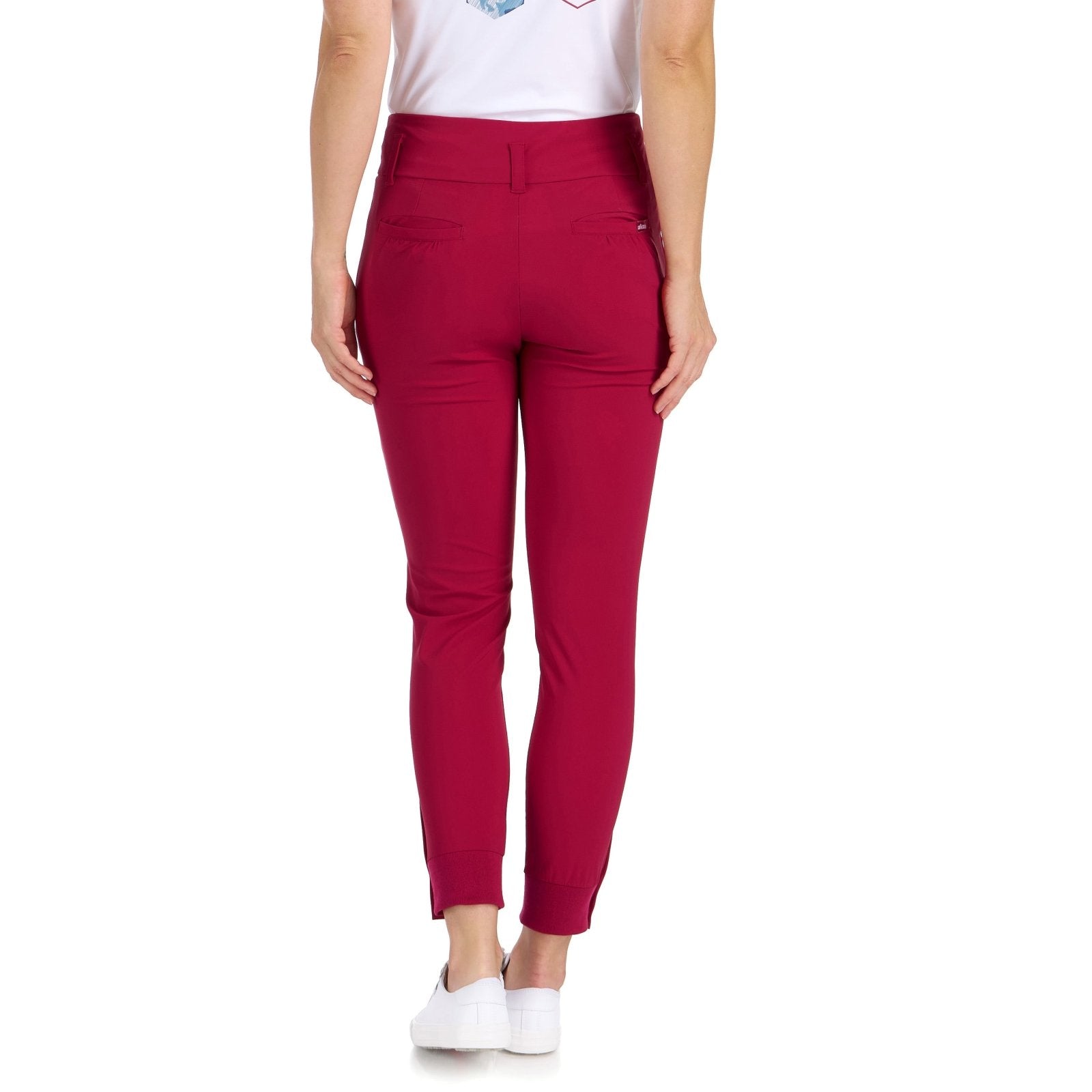 Ariana Slim Crimson Jogger - SwingDish Women&