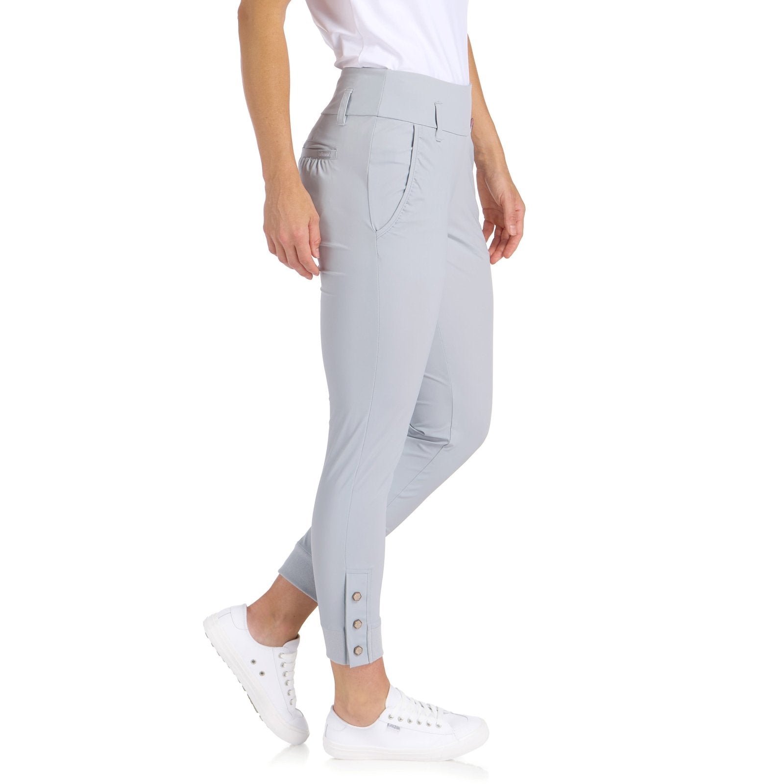 Ariana Slim Grey Jogger - SwingDish Women&
