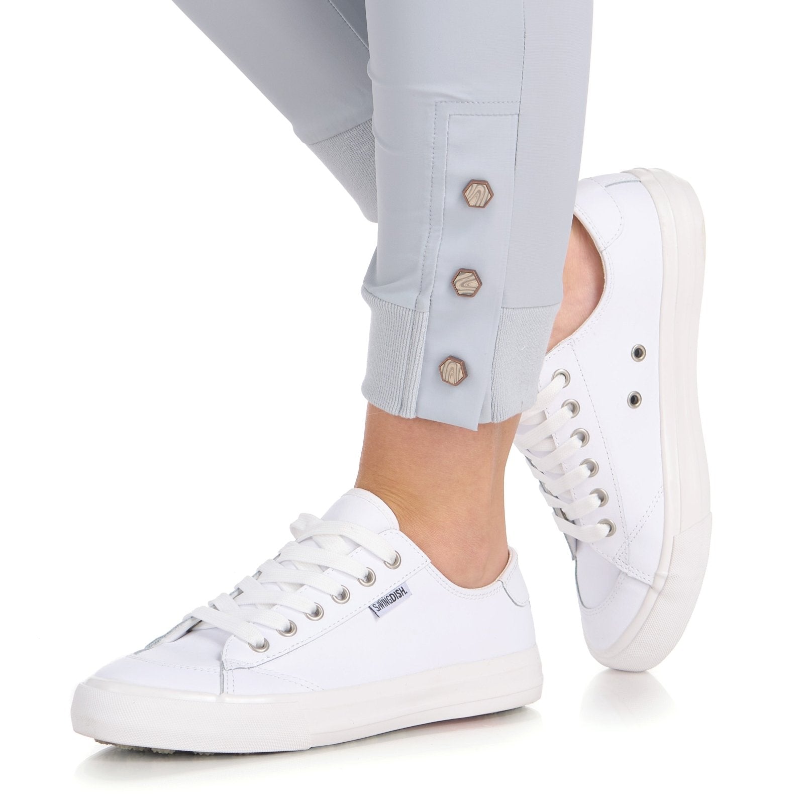 Ariana Slim Grey Jogger - SwingDish Women&