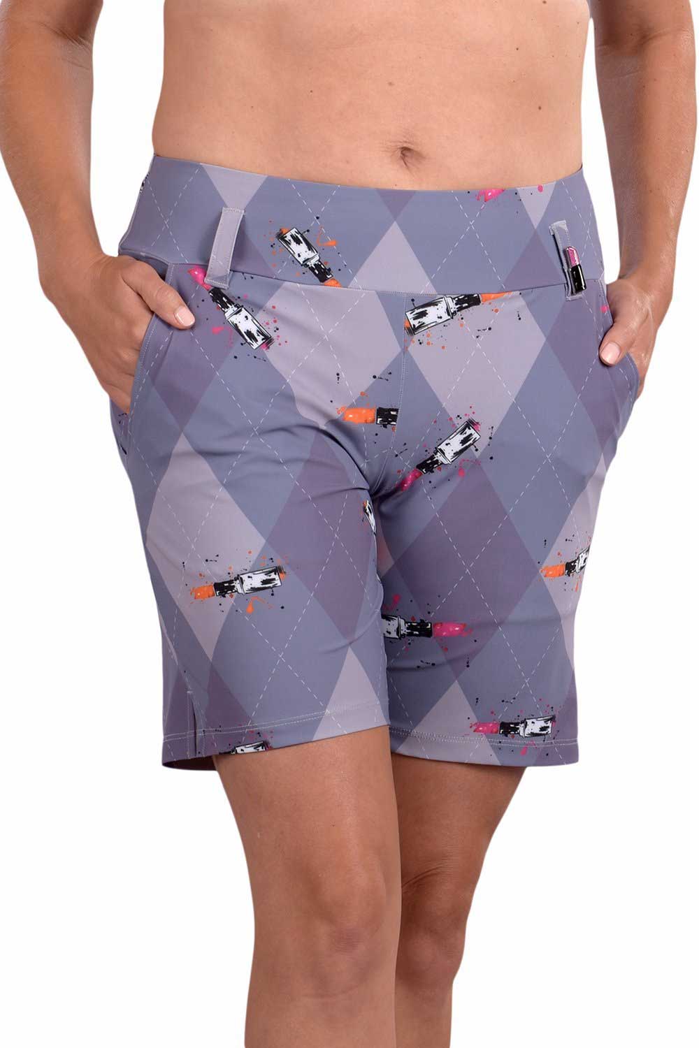 Aspen Lipstick Print Short - FINAL SALE - SwingDish