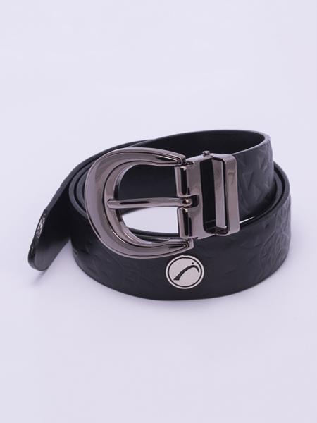 Black Leather Belt - FINAL SALE - SwingDish