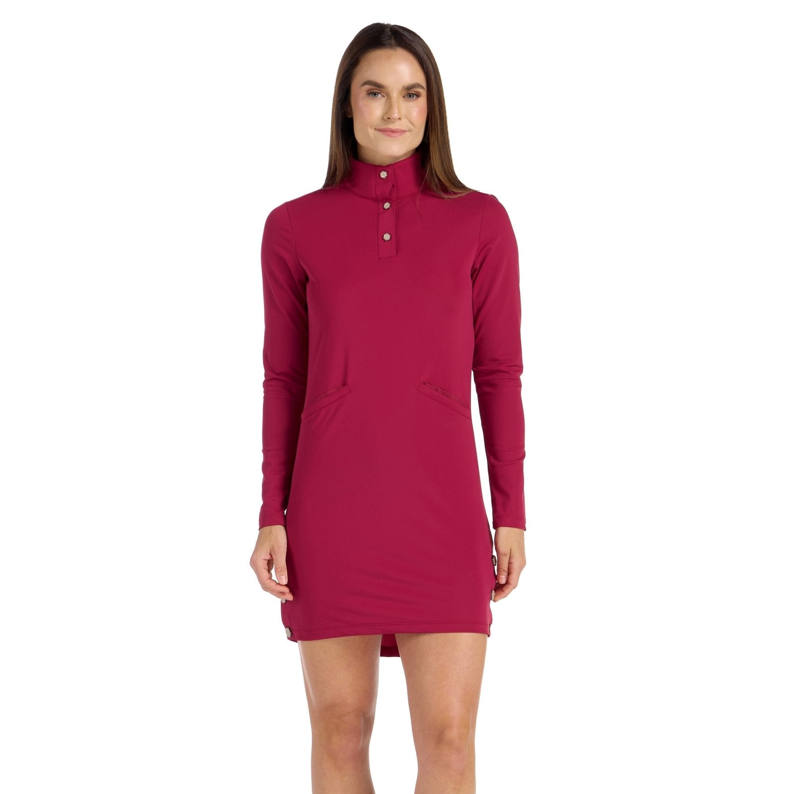 Eden Crimson Dress - SwingDish Women&