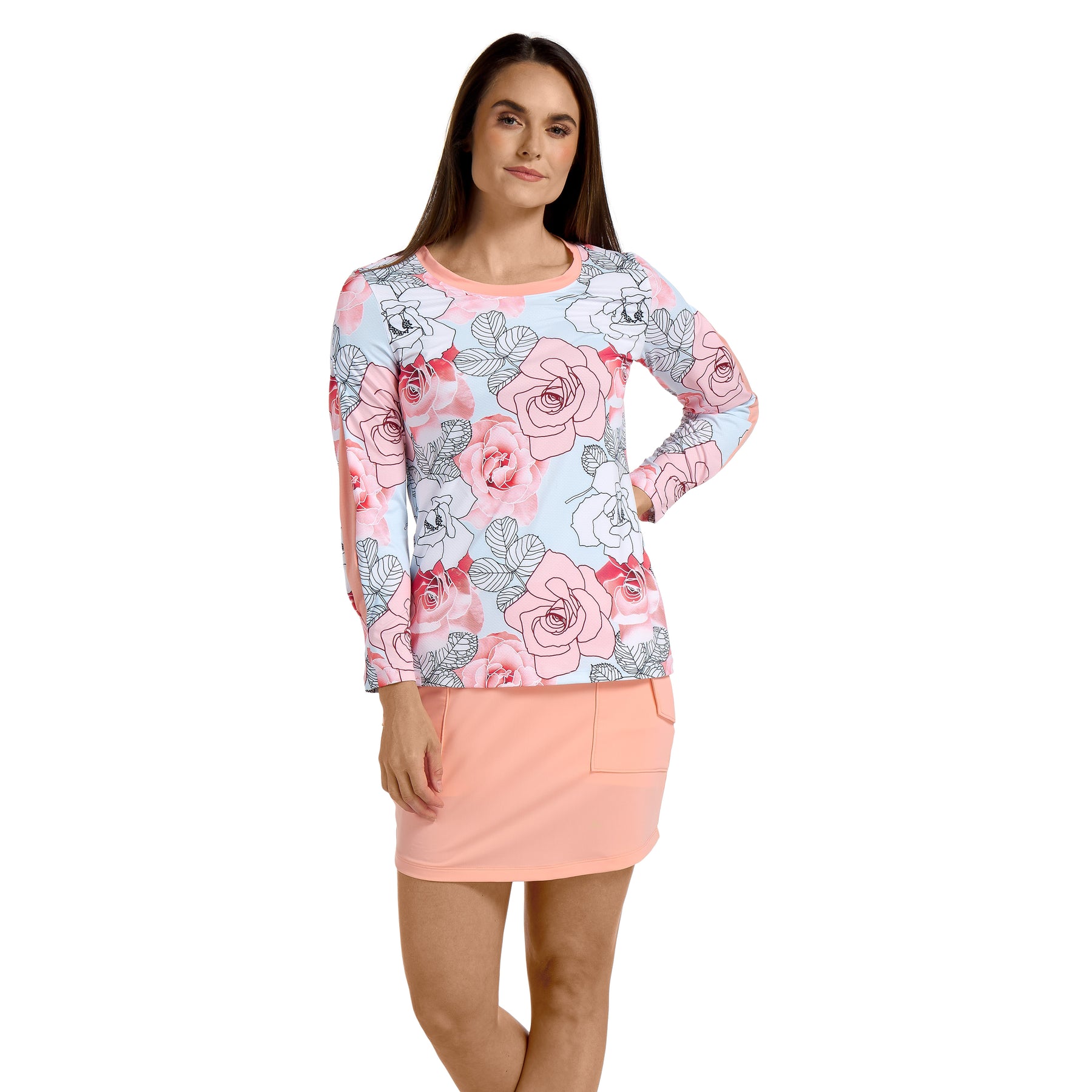 Faye Print Long Sleeve Top - FINAL SALE