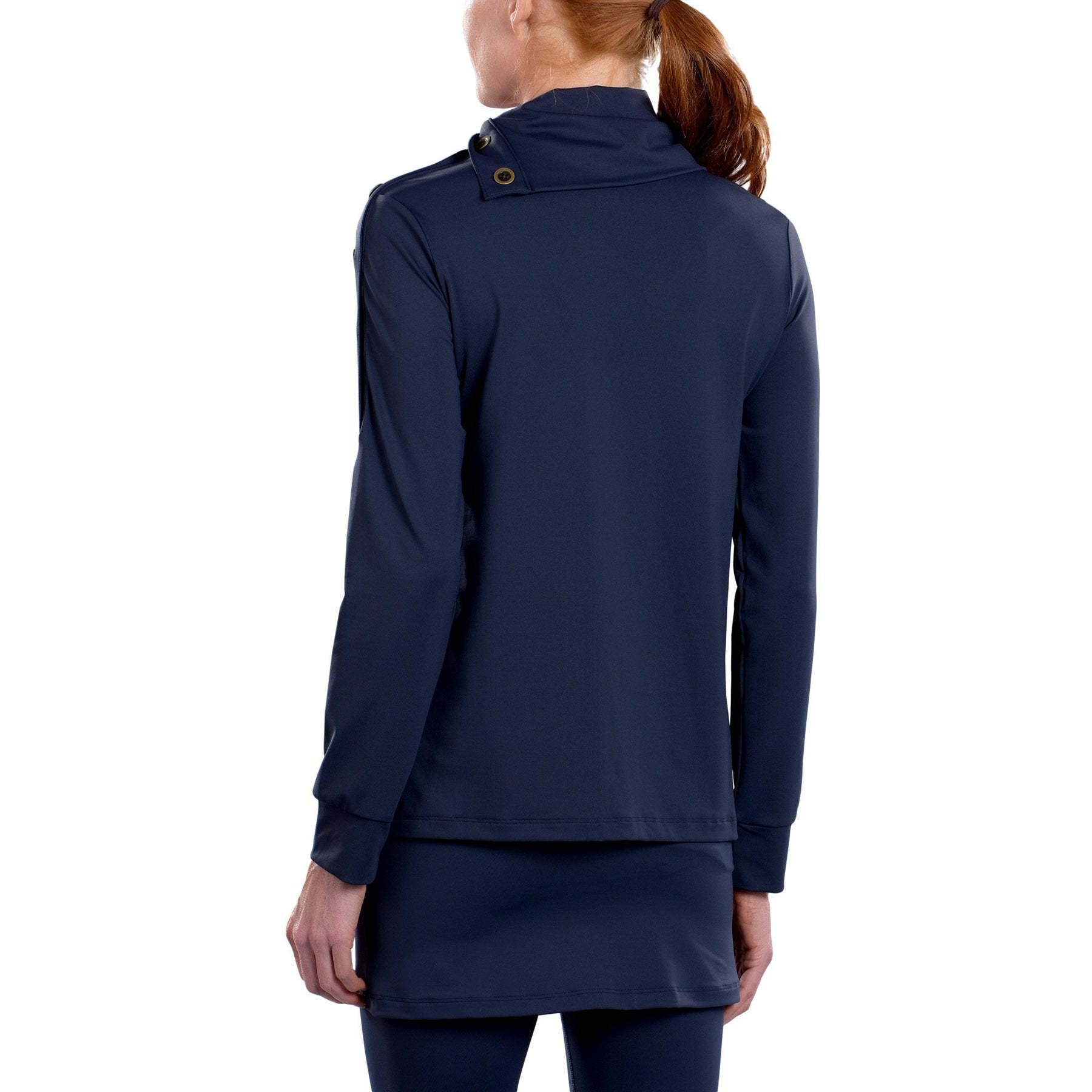 Woman Wearing SwingDish Hazel Crew Top Product View 1