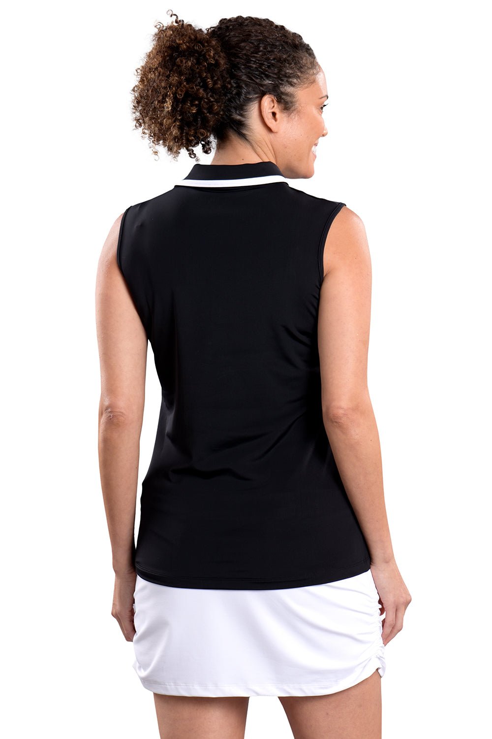 Kelly Sleeveless Top in Black - SwingDish Women&
