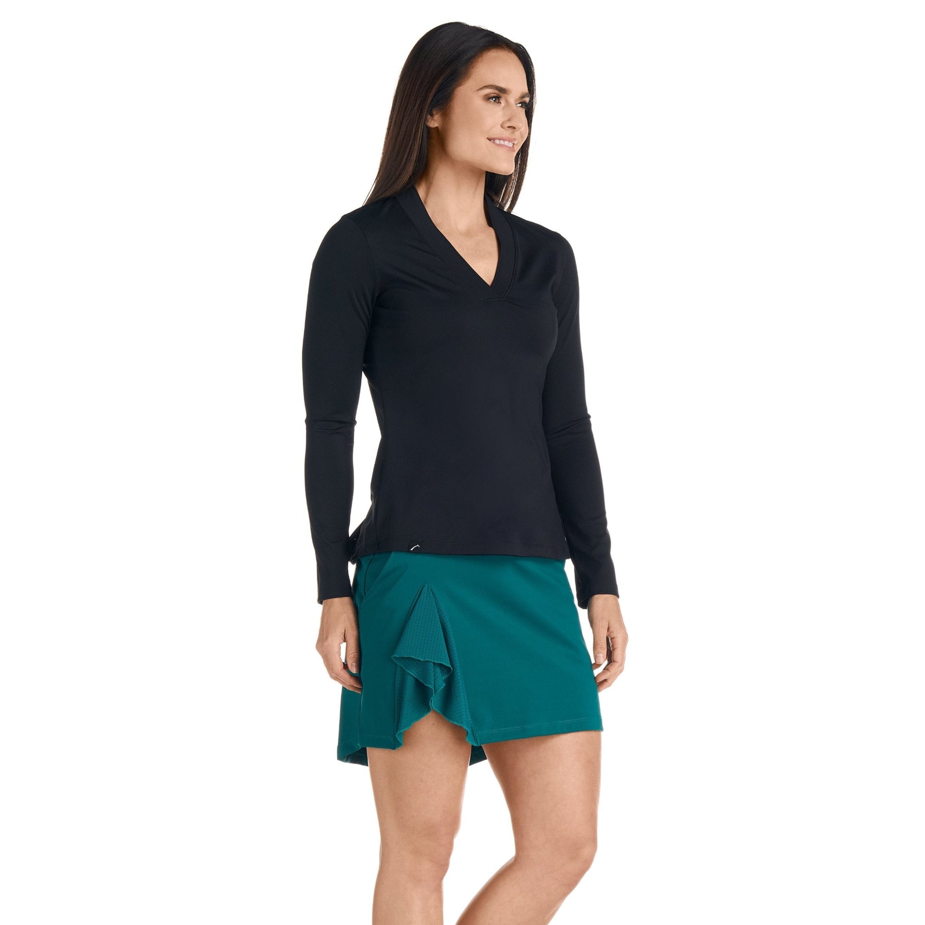 Marley Long Sleeve Black Top - FINAL SALE