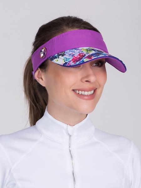 Neon Purple Visor | Women&