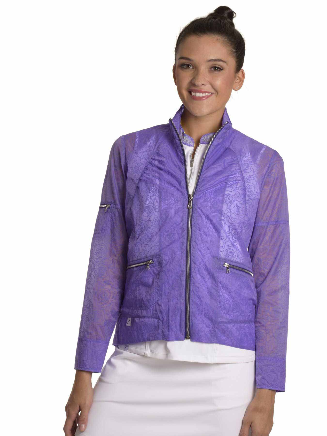 Purple Rose Bomber Jacket - FINAL SALE - SwingDish