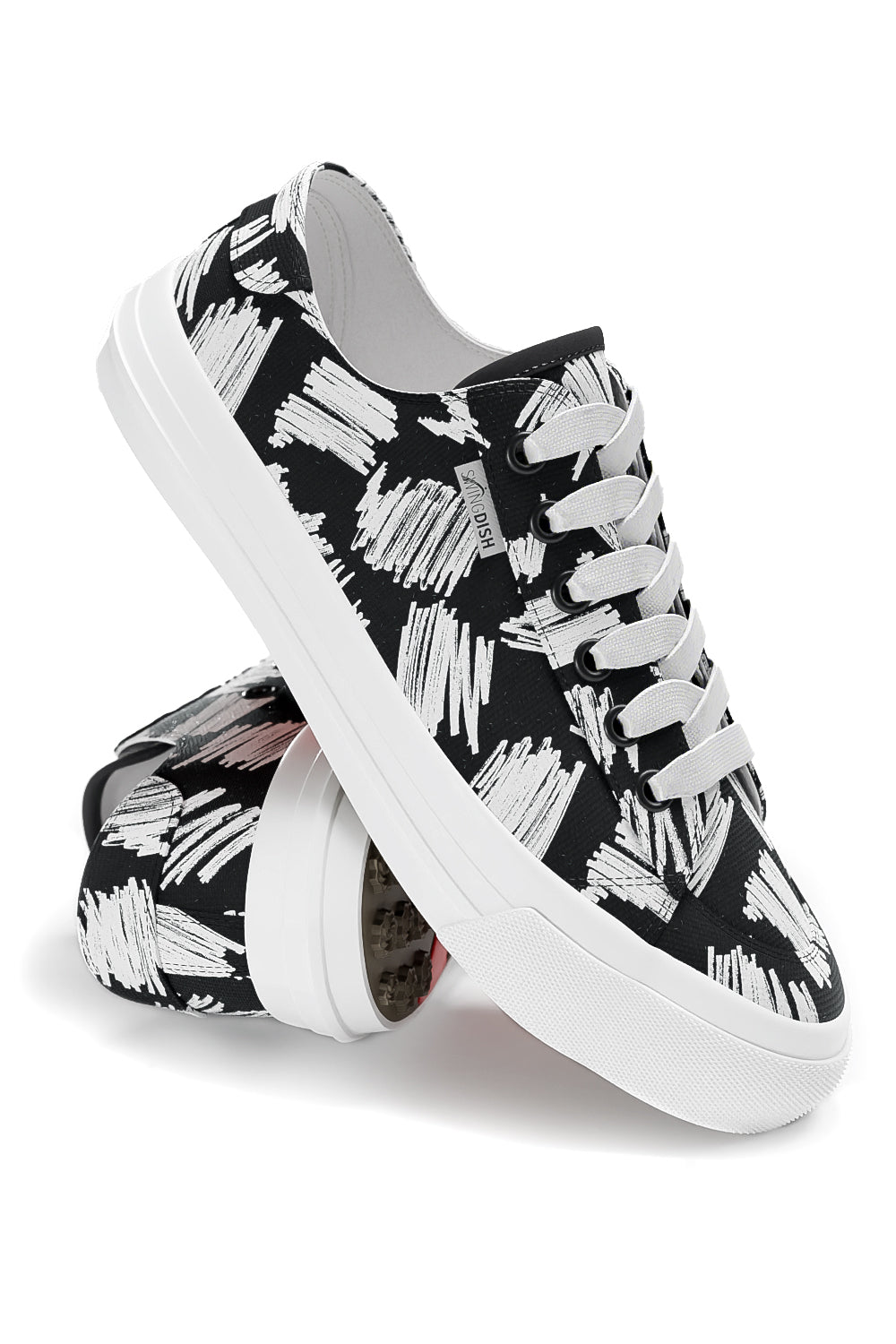 Spikeless Scribble Canvas Traveler Shoe - SwingDish Women&