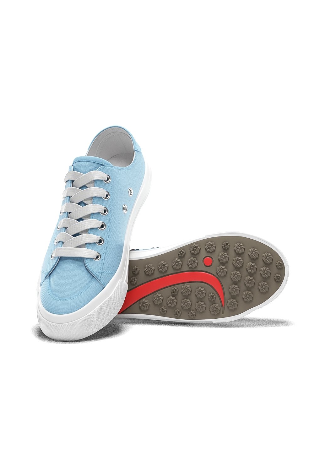 Spikeless Sky Blue Canvas Traveler Shoe - SwingDish Women&