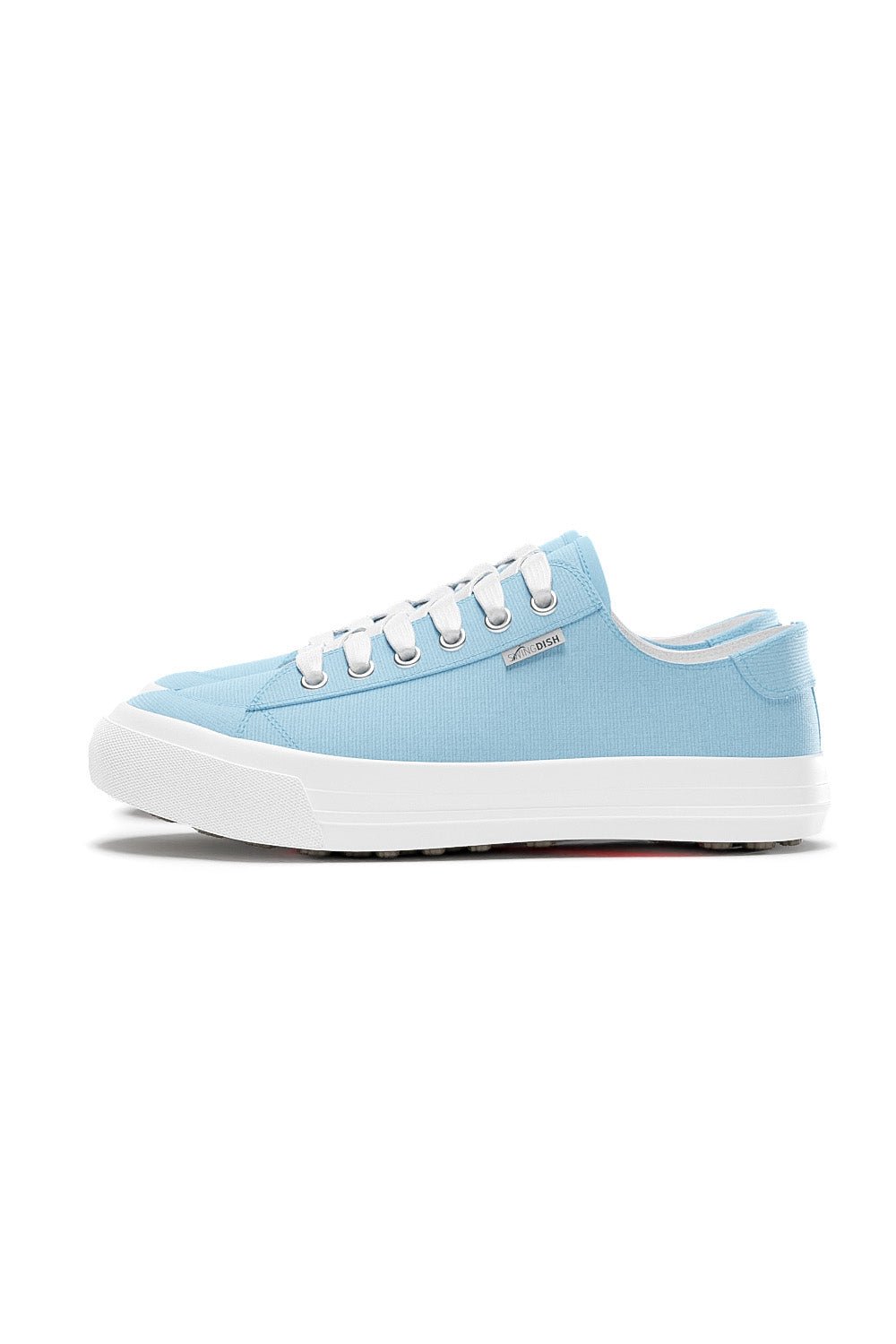 Spikeless Sky Blue Canvas Traveler Shoe - SwingDish Women&