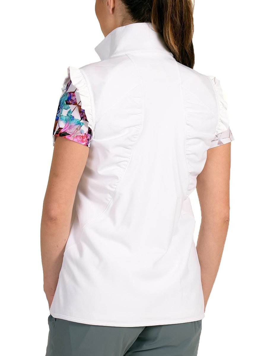 Woman Wearing SwingDish Valerie White - FINAL SALE Product View 2