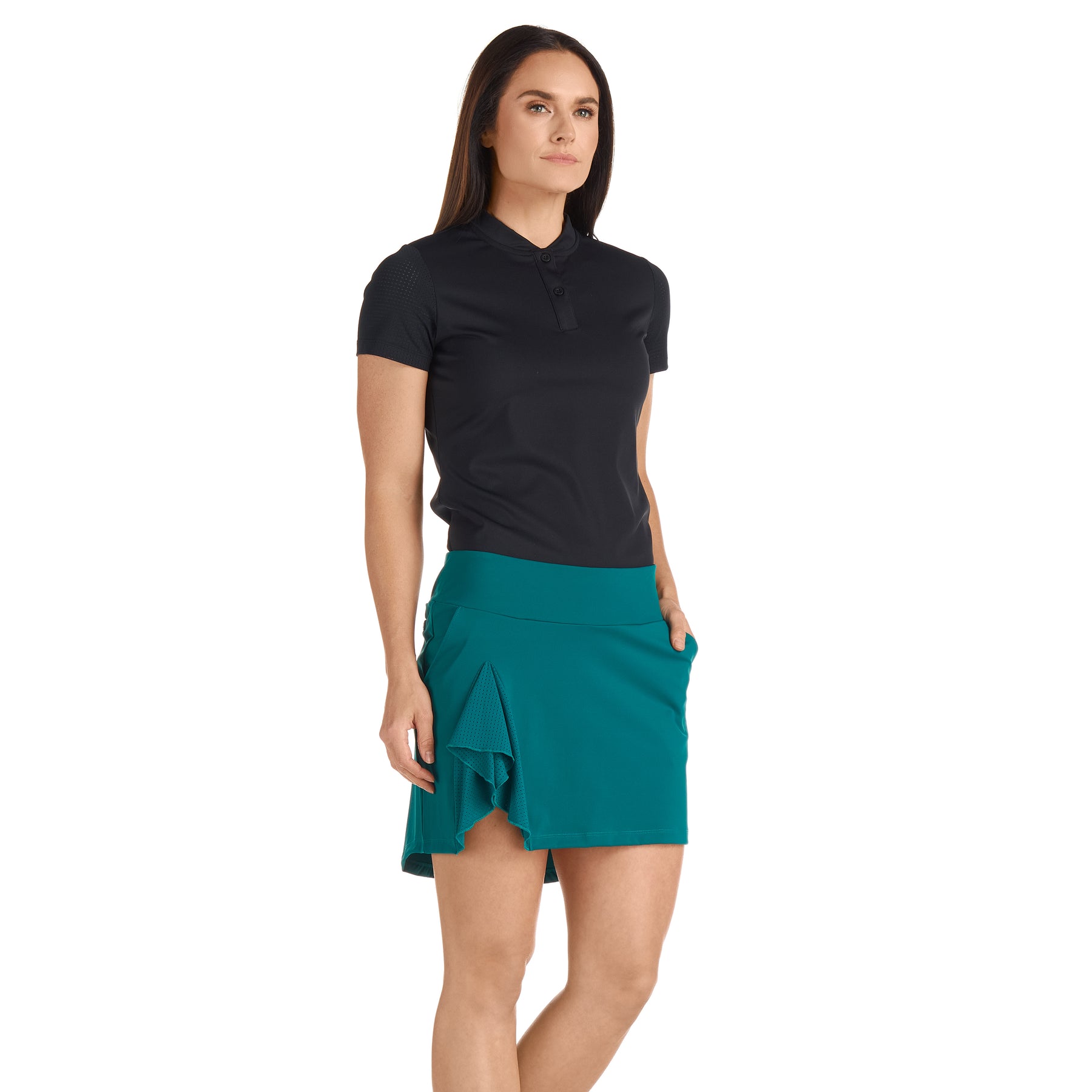 Zuri Dark Teal Skort - FINAL SALE